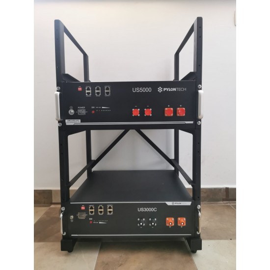 Rack - suport - dulap x 4 baterii Pylontech US5000