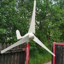 Turbina eoliana 600W, 12 volti, diametru rotor 165 cm, cu regulator 